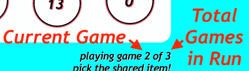 current game and games in run